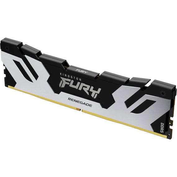 Модуль пам'яті для комп'ютера DDr5 16GB 7600 MHz Renegade XMP Silver/Black Kingston Fury (ex.HyperX) (KF576C38RS-16) | Зображення 2