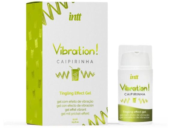 Рідкий вібратор Intt Vibration Caipirinha (15 мл), густий гель, дуже смачний, діє до 30 хвилин Sex Aura