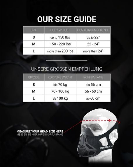 Маска для тренування дихання Фантом Training Mask Carbon L | Зображення 9