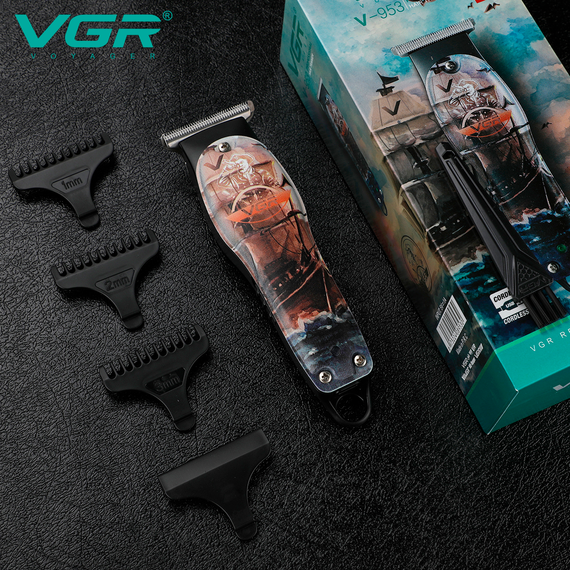 Тример акумуляторний VGR V-953, 4 насадки, індикатор зарядки | Зображення 6