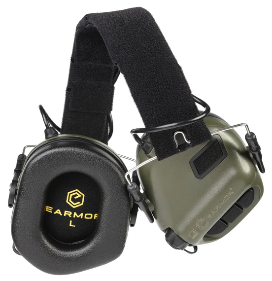Навушники тактичні активні Earmor M31 Олива | Зображення 1