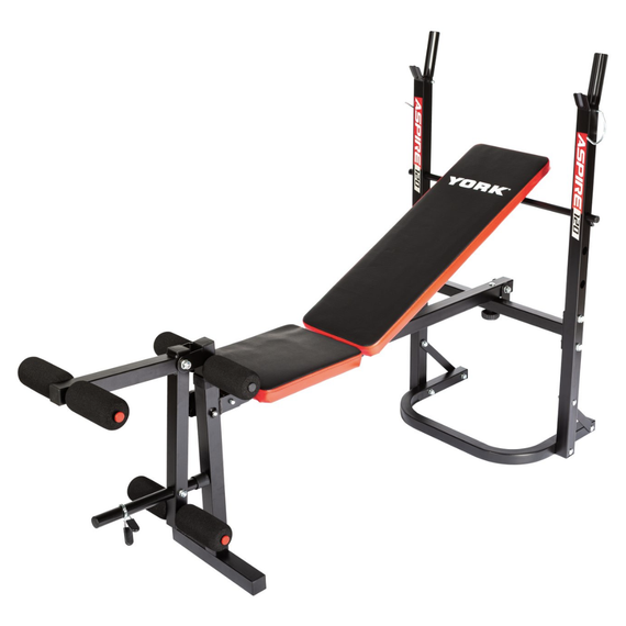 Лавка тренувальна York Fitness ASPIRE 120 складана зі стійкою під штангу | Зображення 1