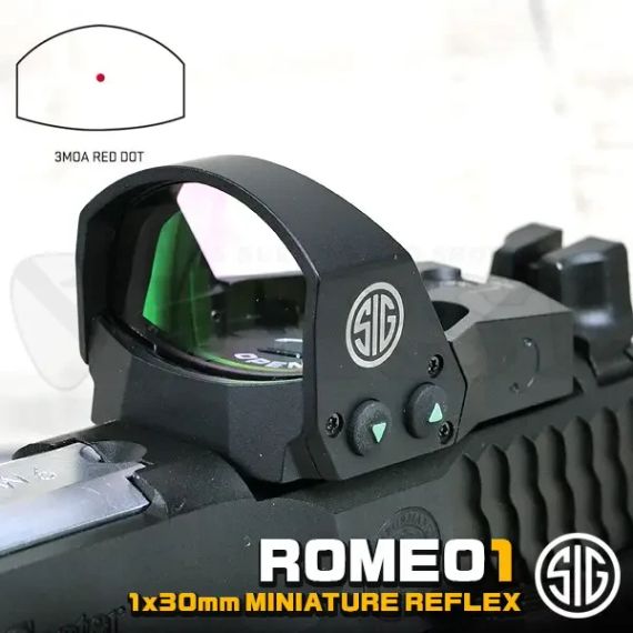 Прицел коллиматорный Sig Optics ROMEO 1, 1x30MM Коллиматорный прицел Коллиматор Тактический прицел | Зображення 3