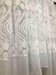 Готова біла коротка пошита штори тюль фіранка, арка в кухню веранду вітальню коридор спальню