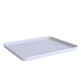 Таця 30*21*2см пластик бежевий флок 169098 Алеана