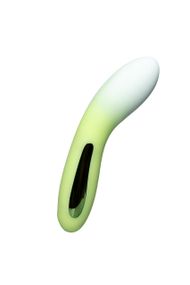 Мини вибратор для точки G Every Night Toys с цветным светодиодом, градиент зеленый sexstyle