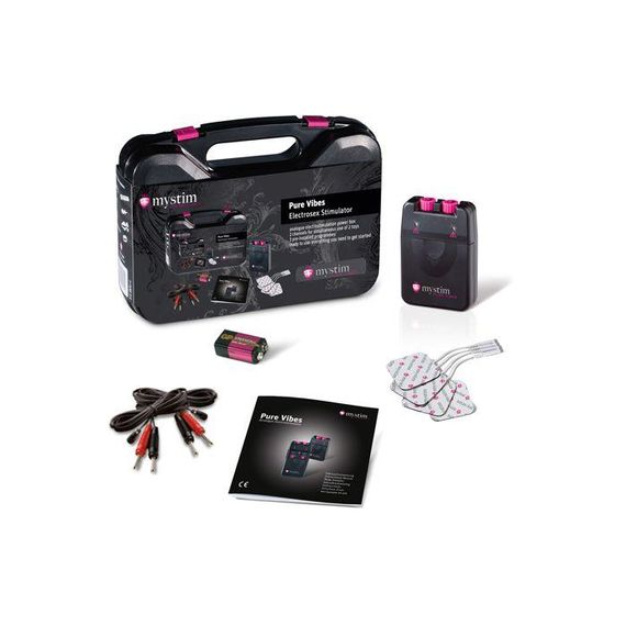 Електростимулятор Mystim Pure Vibes, 2 канали, 3 програми, механічні перемикачі sexstyle