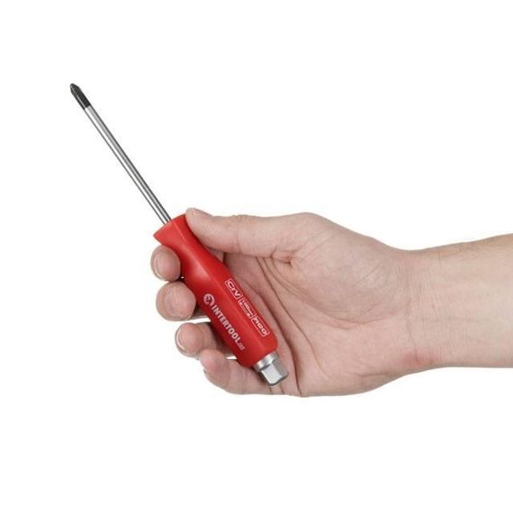 Викрутка ударна PH2*100 мм, Cr-V INTERTOOL HT-0487 | Зображення 2
