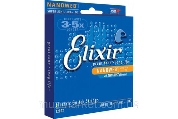 Струни для електрогітар ELIXIR EL NW SL | Зображення 1