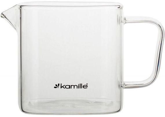 Чайник скляний заварювальний Kamille 1000мл зі знімним ситечком (0777m) | Зображення 4