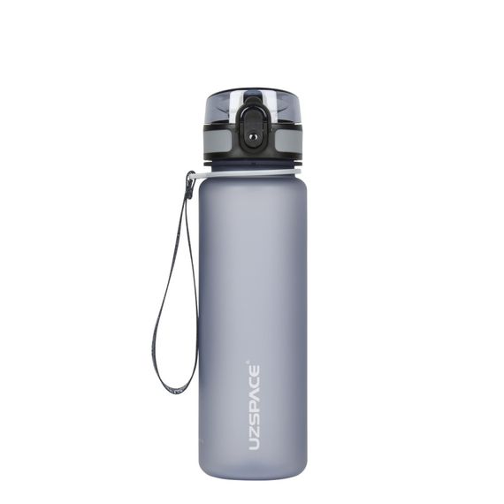 Пляшка для води UZSPACE 3026(Grey) 500 мл, сіра