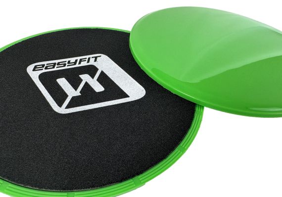 Диски для глайдингу EasyFit зелені (пара) (EF-1425-GN) | Зображення 1