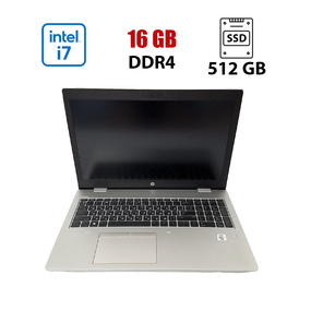 Ультрабук HP Probook 650 G7 / 15.6" (1920x1080) IPS / Intel Core i7-10610U (4 (8) ядра по 1.8 - 4.9 GHz) / 16 GB DDR4 / 512 GB SSD M.2 / Intel UHD Graphics / WebCam / HDMI / Win 10 Lic б/в