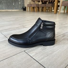 Чорні шкіряні черевики Ikos 41 43 44 розмір