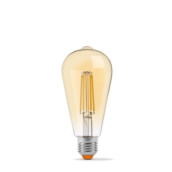 LED лампа VIDEX Filament ST64FA 10W E27 2200K | Зображення 1