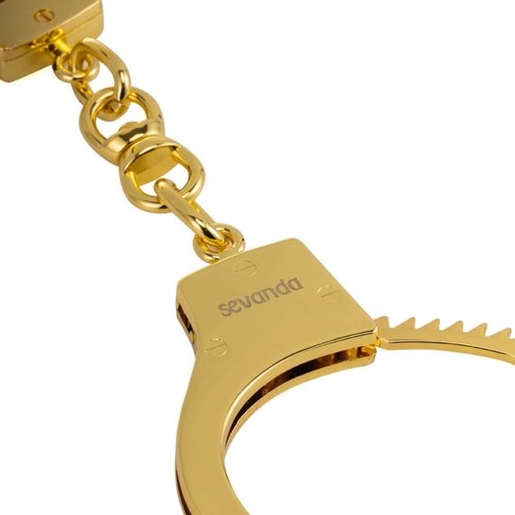 Наручники LOCKINK Sevanda Pretty-sub Handcuffs Золотистые One Size | Зображення 3