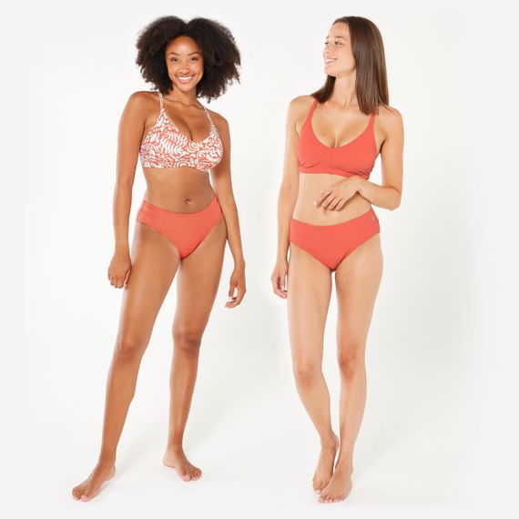 Низ купальника 100 Lila жіночий теракотовий в рубчик - XL-2XL | Зображення 1