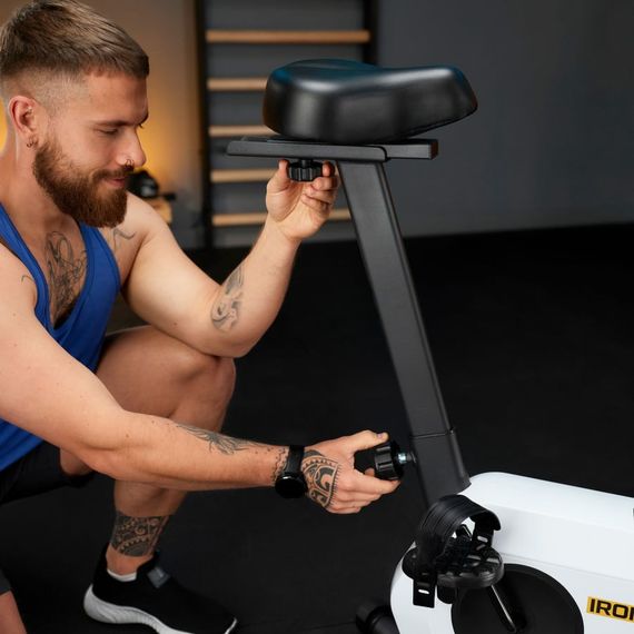 Велотренажер Trex Sport TX-500MB IRON магнітний білий | Зображення 3