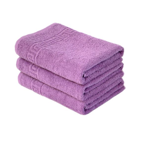 Рушник Iris Home 9958 Туркменістан 70*140 см  Махра Темно-бузковий