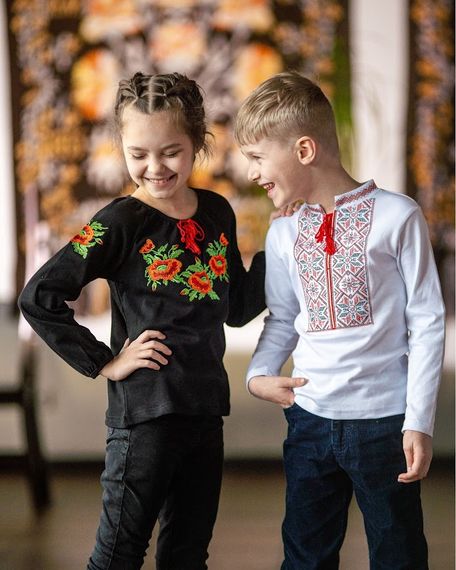 Вишиванка для хлопчика з довгим рукавом Носи своє 98 Білий (p-11939-132069) | Зображення 4
