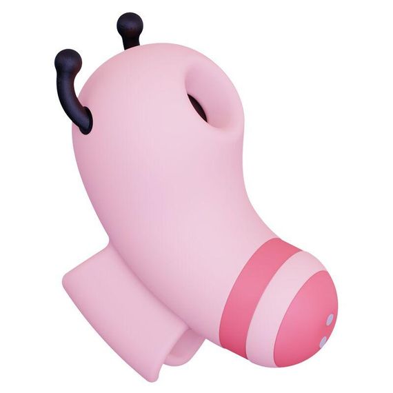 Вакуумный стимулятор с микротоками CuteVibe Beebe Pink, на палец | Зображення 3