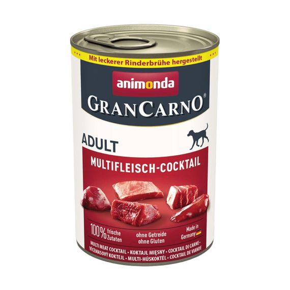 Корм вологий Carny Adult Multi Meat Cocktail для дорослих собак мультим ясний коктейль 400 г