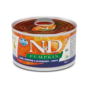 Farmina N&D Grain Free Pumpkin Lamb Puppy Mini Беззерновой консервированный корм с ягненком для щенков мелких