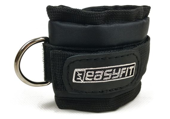 Манжета EasyFit чорна для тяги на тренажері Бубновського (EF-LGSTR-03)