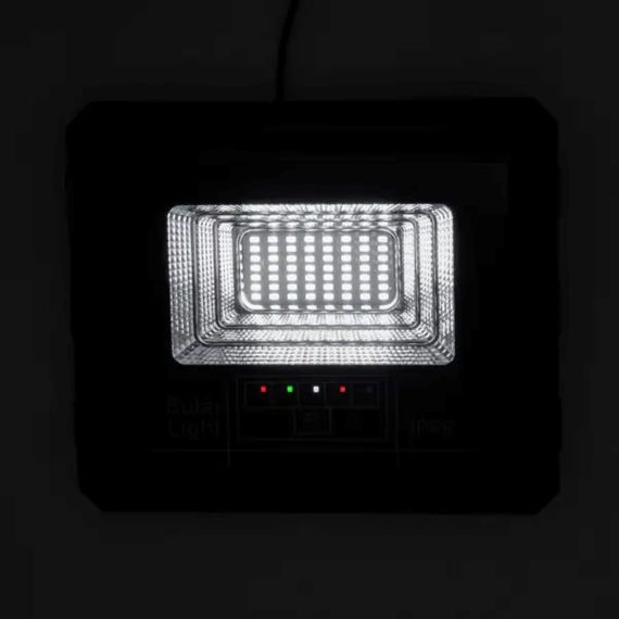 Вуличний LED ліхтар на сонячних батареях 200х55мм прожектор світлодіодний вуличний 60 LED 100 Вт із сонячною панеллю HP-5-73 | Зображення 2