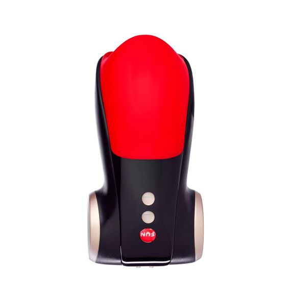 Мастурбатор для головки пеніса Fun Factory COBRA LIBRE II black/red, 2 мотори, гра без рук Sex Aura | Зображення 1