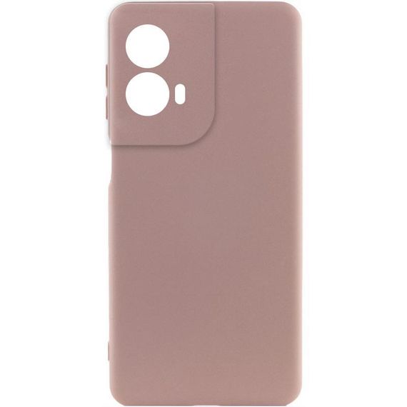 Чехол Silicone Cover Ummi Lakshmi Full Camera (AA) для Motorola Moto G85 Розовый / Pink Sand