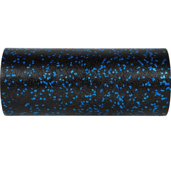 Массажный ролик (роллер) гладкий Паверплей PP-4347 EPP Foam Roller Черно/Синий (33x14см.) | Зображення 1