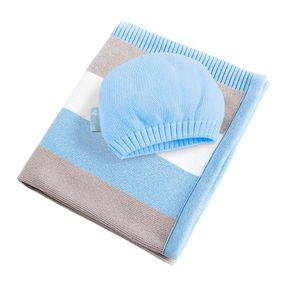 Плед IDEIA 86702 Туреччина 70*90  Бавовна Блакитний