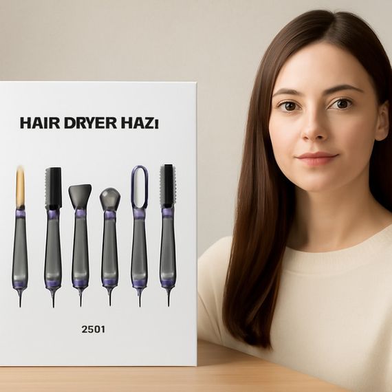 Фен гребінець універсальний стайлер XPRO HA61 6в1 (46018-_438) | Зображення 3