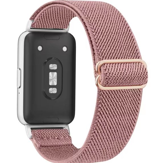 Нейлоновий еластичний ремінець Samsung Galaxy Fit 3 пильно рожевий | Зображення 1