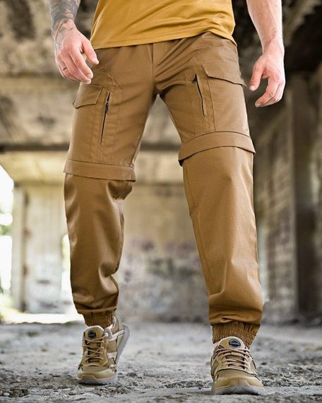 Тактичні штани шорти джоггери MINISTERIUM койот ПП7806 | Зображення 3