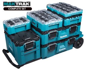 Набір кейсів Complete Set системи Makita Maktrak (7 шт)