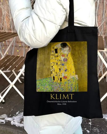 Екошопер Букопт ВК4064 KLIMT «Поцілунок» Чорний | Зображення 6