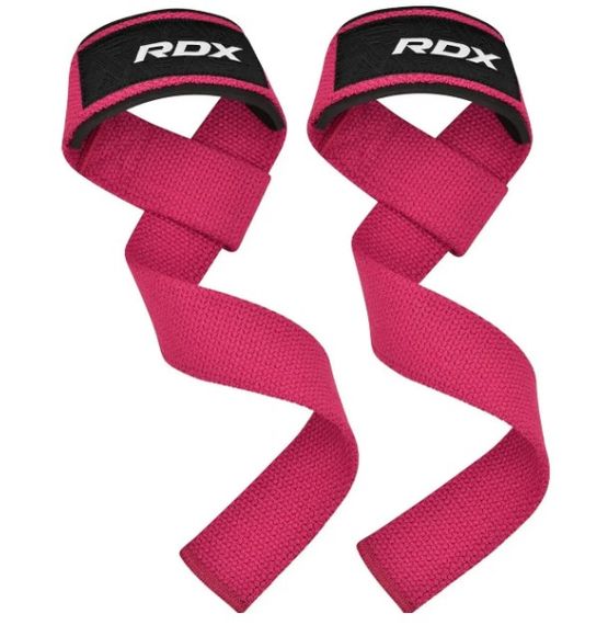 Лямки для тяги RDX W1 Gym Single Strap Pink Plus (WAN-W1P+)