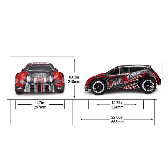 Радіокерована машинка Remo Hobby RALLY MASTER 8081 Rally Racer 1/8 Brushed RTR 4WD | Зображення 1