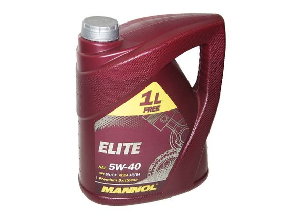 Масло моторное MANNOL Elite синтетика 5w40 3+1L SN/CF