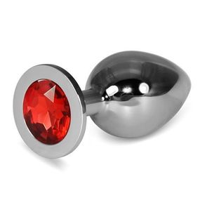 Анальная пробка - Heavy Metal Anal Plug Rosebud Classic L Red sexstyle