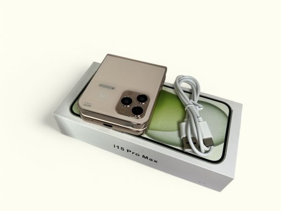 Кнопковий мобільний телефон розкладачка AIEK I15 Max на 4 сім картки Gold | Зображення 7