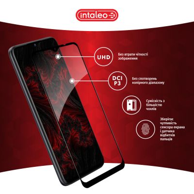Стекло защитное Intaleo Full Glue ZTE Blade A53 Black (1283126583308) | Зображення 3
