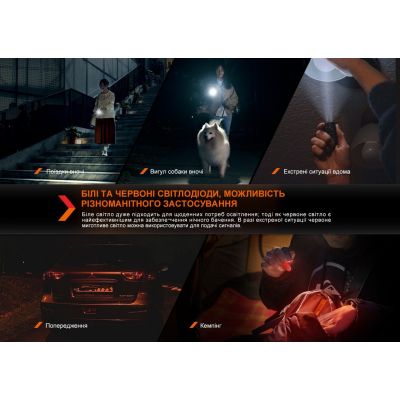 Фонарь Fenix E03R V2.0 Grey (E03RV20GR) | Зображення 4