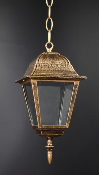Ліхтар вуличний підвісний 25524 Золото 35-85х15х20 см. | Зображення 1