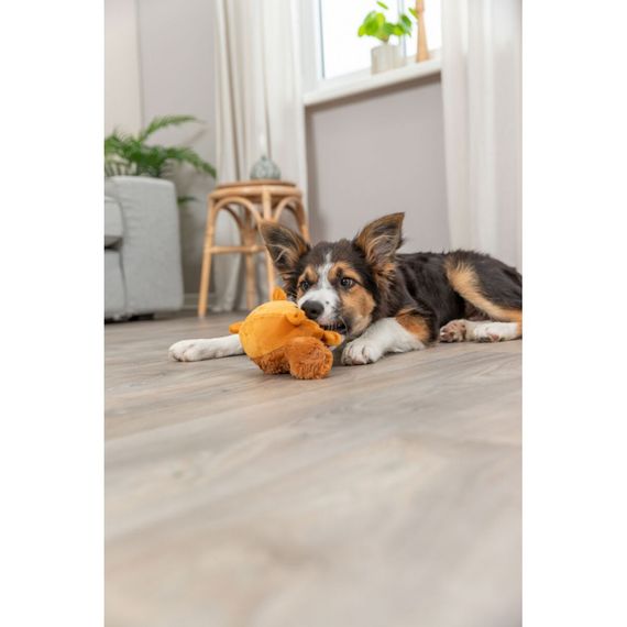 Іграшка Trixie для собак Білка з ефектом пам яті поліестер помаранчева 13см | Зображення 4