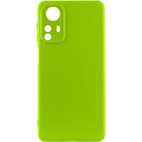 Чехол Silicone Cover Lakshmi Full Camera (A) для Xiaomi Redmi Note 12S Full camera, Салатовий/Neon Green