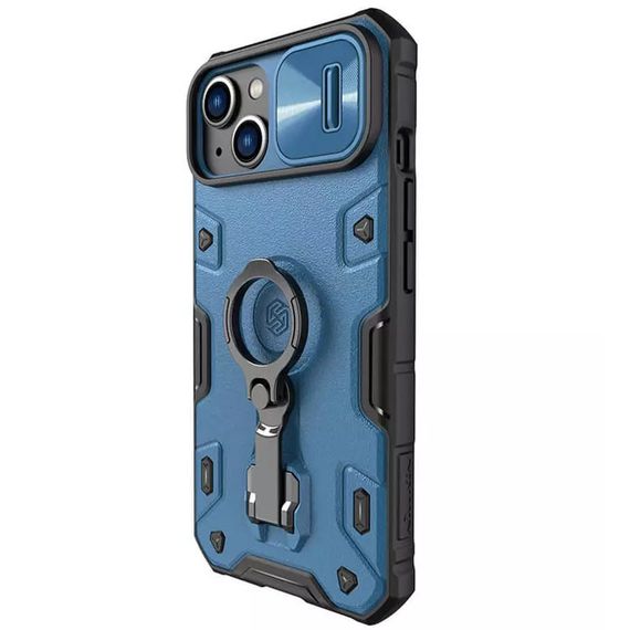 TPU+PC чохол Nillkin CamShield Armor Pro no logo (шторка на камеру) для Apple iPhone 14 / 13 (6.1") | Зображення 3