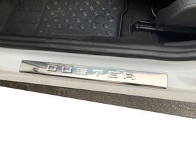 Накладки на пороги OmsaLine (4 шт, нерж.) для Dacia Duster 2008-2018 рр